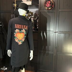 NIRVANA Grunge  coat size small